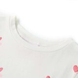  Dječja majica prljavo bijela boja 128 | shoptok.hr