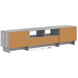  5-dijelni LED TV ormarić Siva Sonoma Konstruirano drvo - Siva Sonoma 81 cm | shoptok.hr