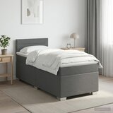  Boxspring krevet s madracem Tamnosiva 80 x 200 cm Tkanina - Tamnosiva 80 x 200 cm Dizajn linija Cijene