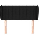  Uzglavlje s ušima crno 93x23x78/88 cm od tkanine | shoptok.hr