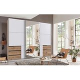 MID.YOU OMARA Z DRSNIMI VRATI, bela, hrastova deska | Shoptok.si