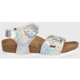 Birkenstock Otroški sandali srebrna barva | Shoptok.si