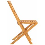  Sklopive vrtne stolice 4 kom 47x63x90 cm od masivne tikovine | shoptok.hr