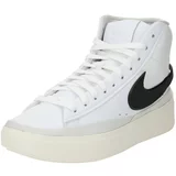 Nike Sportswear Visoke tenisice 'BLAZER PHANTOM' crna / bijela