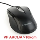 Gembird MUS-6B-01 mouse Ambidextrous USB Type-A Optical 1600 DPI