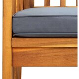  Vrtni jedilni stoli 8 kosov z blazinami trden akacijev les, (20660783) | Shoptok.si