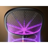  2v1 aku. električni lopar uničevalec insektov LED UV USB 52m stojalo | Shoptok.si