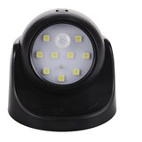 Venisymlis Črna Zunanja Stenska Svetilka S Senzorjem Gibanja 1000 Lumnov Led Zunanja Svetilka Brezžična Baterijska Svetilka, (22068238) | Shoptok.si
