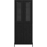  Kuhinjski ormarić Zidne Crni hrast 69 5 x 34 x 180 cm Konstruirano drvo | shoptok.hr