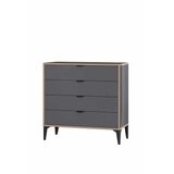 Hanah home Komoda Arden 4, 90 x 88 x 40 cm, Antracit | Eponuda.ba