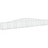  Lučne gabionske košare 8 kom 400x30x40/60 cm pocinčano željezo | shoptok.hr