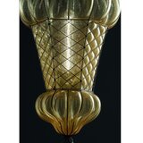  SIRU - Luster na lancu BABÀ 1xE27/60W/230V prečnik 30 cm bež/smeđa venecijansko staklo | Eponuda.com