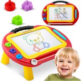 Ricokids 2-in-1 Blackboard and Drawing Table in Red - Perfect for Creative Kids, (21740693) | Shoptok.si