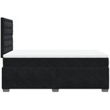 Box spring krevet s madracem crni 120 x 200 cm baršunasti | shoptok.hr