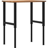  Radni stol svijetlosmeđi 80x60x(71,5-98) cm masivno drvo hrast | shoptok.hr