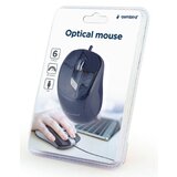 Gembird MUS-6B-01 mouse Ambidextrous USB Type-A Optical 1600 DPI | shoptok.hr