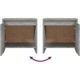  Noćni ormarići 2 kom boja hrasta sonome 45x34x44,5 cm drveni | shoptok.hr