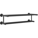  Držač za ručnike Crna 61 x 23 x 17 cm Nehrđajući čelik | shoptok.hr