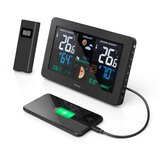 Hama Premium vremenska stanica s LED i zaslonom USB punjenjem | shoptok.hr