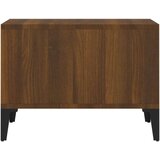  Klubska mizica rjav hrast 60x50x36,5 cm inženirski les, (20714385) | Shoptok.si