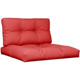  Blazine za palete 2 kosa rdeče blago, (20657755) | Shoptok.si
