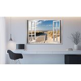  Slika - Window: View of the Beach 120x80 | shoptok.hr