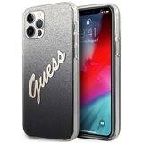 Guess HARDCASE GLITTER GRADIENT SCRIP OVITEK ZA IPHONE 12/12 PRO ČRN, (21834546) | Shoptok.si