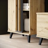 XXXL Dnevni Regal Helsinki 1, Barva Hrasta, 4-Delno | Shoptok.si