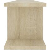 vidaXL zidne police 2 kom boja hrasta 90x18x20 cm konstruirano drvo | shoptok.hr