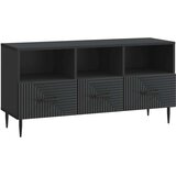 TV omarica s predalom Črna 102 x 34,5 x 50 cm Inženirski les, (5000210317) | Shoptok.si