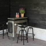Esschert Design Barski traktorski stolček črn Cene