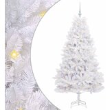  Umjetno božićno drvce s nogom Bijela 180 cm PVC i čelik | shoptok.hr