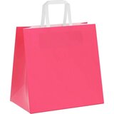  Papirnate vrećice 250 kom s ručkama ružičaste 26x17x25 cm | shoptok.hr
