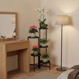 springos metalni stalak za cvijeće s 5 razina, visina 78,5 cm, crni | shoptok.hr