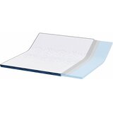  Nadmadrac Bijelo 200 x 200 cm Žakar tkanina | shoptok.hr