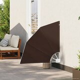  Zaslon za privatnost na balkonu 115 x 115 cm Poliester Smeđa | shoptok.hr