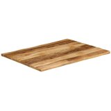 Stolna ploča sa živi rub 90x80x3,8 cm masivno grubo drvo manga | shoptok.hr