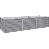  Povišeni vrtni krevet Siva 240 x 80 x 55 cm | shoptok.hr