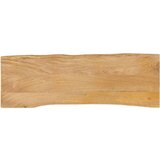 vidaXL Mizna plošča 140x40x2,5 cm naraven rob trden mangov les | Shoptok.si