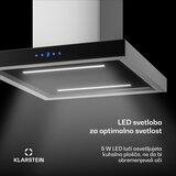 Klarstein Valeria otočna napa | Režim ekstrakcije i recirkulacije | Elegantni dizajn od nehrđajućeg čelika | 600 m³/h | 60 cm | shoptok.hr