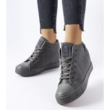 Big Star Gray wedge sneakers | shoptok.hr