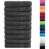 Furnova Premium brisače SOLUND 10 kos antracit 100x200 cm 600 gsm, (21916452) | Shoptok.si