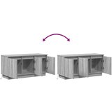 TV kabinet Siva Sonoma 100x38x49 cm Konstruirano drvo | shoptok.hr