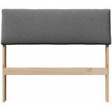  Tapecirani uzglavlje Tamno siva 90 cm Čvrsto borovo drvo | shoptok.hr