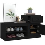 Ormarić za cipele crni 100 x 42 x 60 cm od konstruiranog drva | Eponuda.com