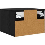  Wall-mounted noćni ormarić BORNE Crni hrast 36 x 33 x 25 cm | shoptok.hr