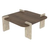Hanah home sto za kafu afrolli walnut travertine | ePonuda.com
