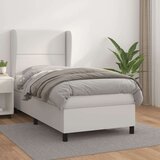  Krevet s oprugama i madracem bijeli 80 x 200 cm od umjetne kože | shoptok.hr