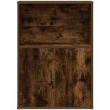 vidaXL Knjižna omara dimljeni hrast 60x24x85 cm inženirski les | Shoptok.si