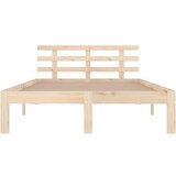  Posteljni okvir iz trdnega lesa 135x190 cm, (20906071) | Shoptok.si
